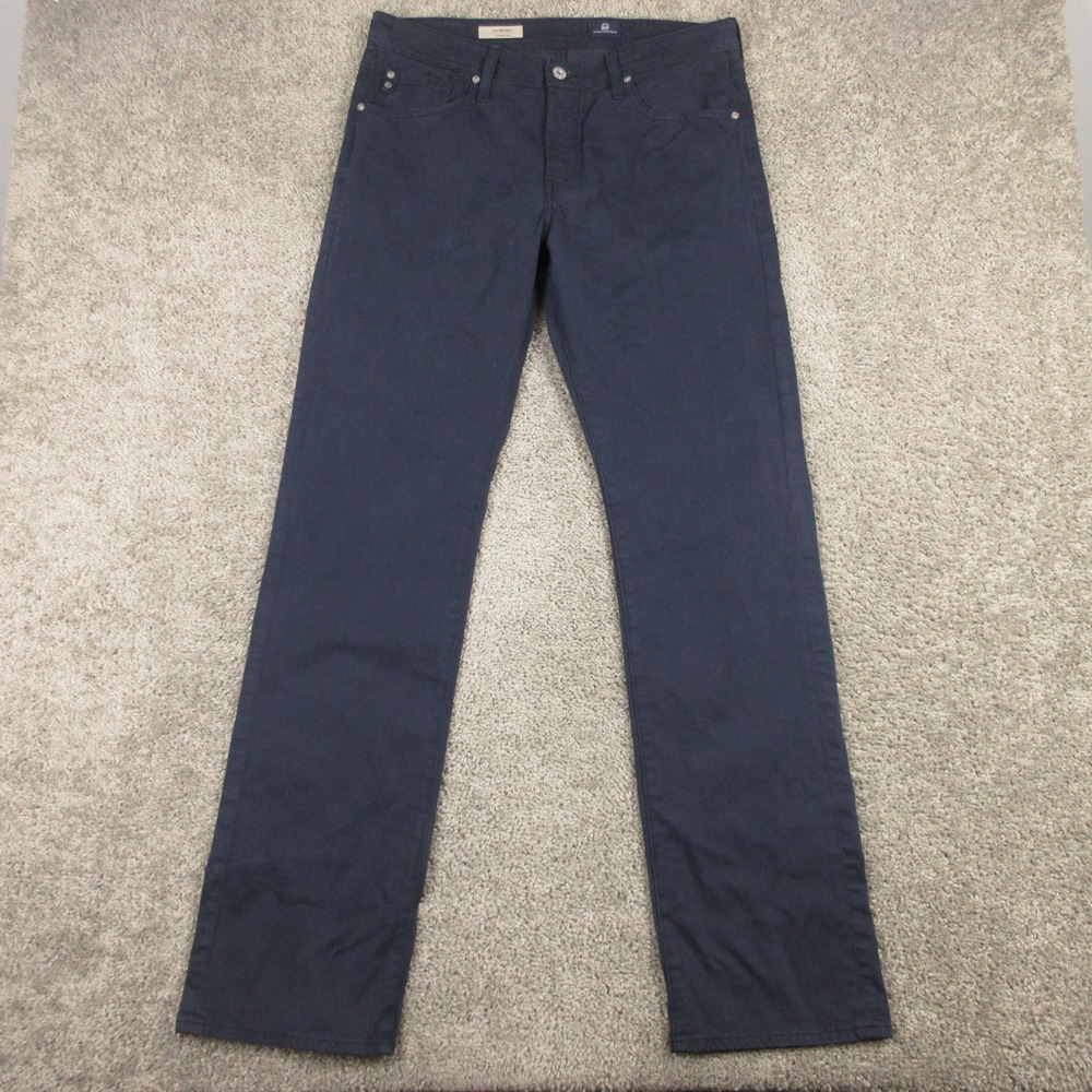 AG Adriano Goldschmied Pants Mens 32x34 Blue The Protege Straight Five Pocket